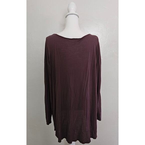 14th & Union Maroon Long Sleeve Top - Picture 3 of 7